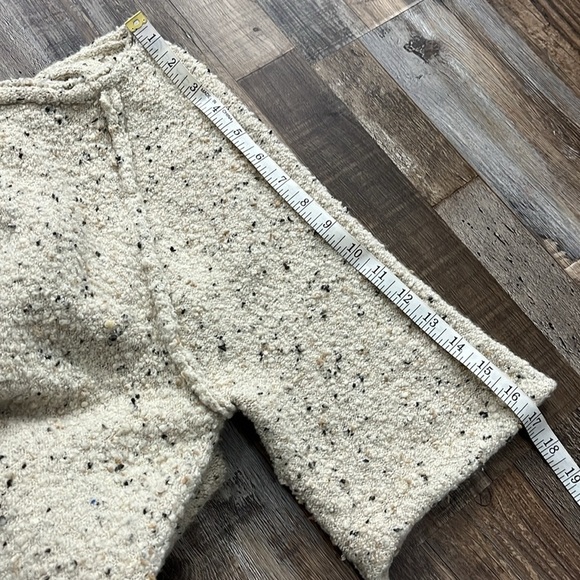 Free People Wool Blend Marsala Tweed Sweater Sz S Nub Oversized Pullover Texture - Picture 12 of 15